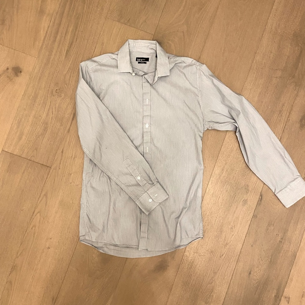 Bar III slim fit stretch dress shirt M